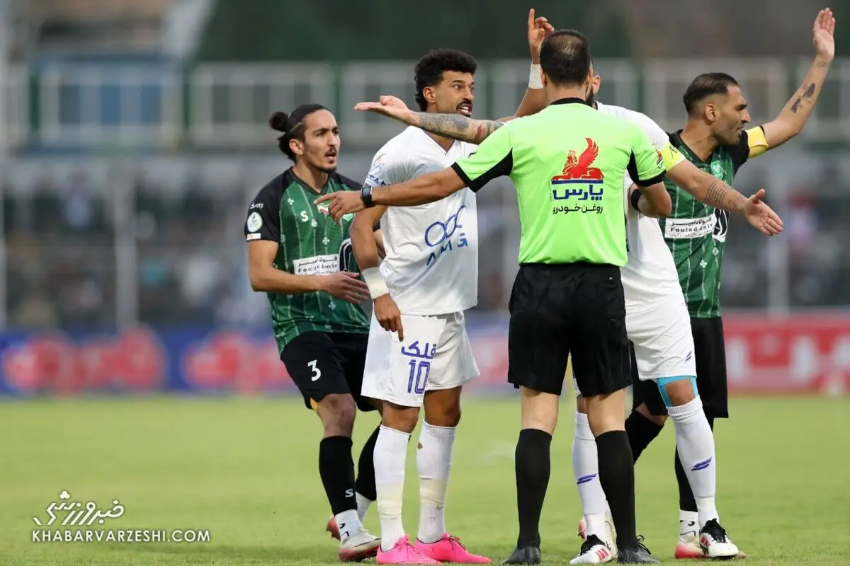 تصویر دردناک از بازیکن خیبر