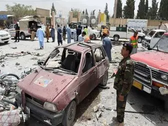 اولین تصاویر از انفجار در بلوچستان پاکستان با ۱۸ کشته 
