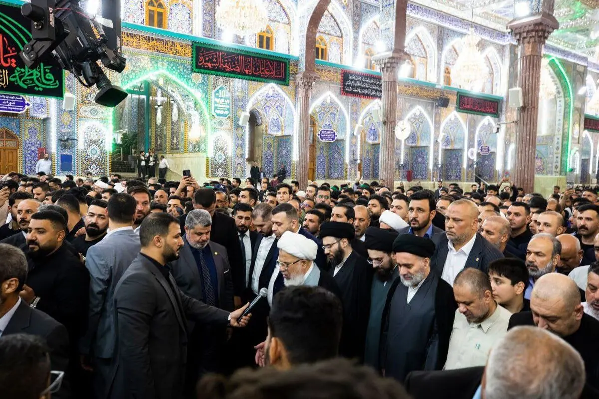 تشییع پیکر همسر مکرم آیت الله العظمی سیستانی/تصاویر