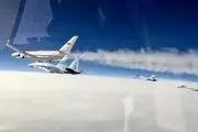 اسکورت شبانه هواپیمای پوتین از ابوظبی تا ریاض