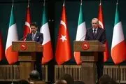 موضوع گفت‌وگوی اردوغان با نخست وزیر ایتالیا