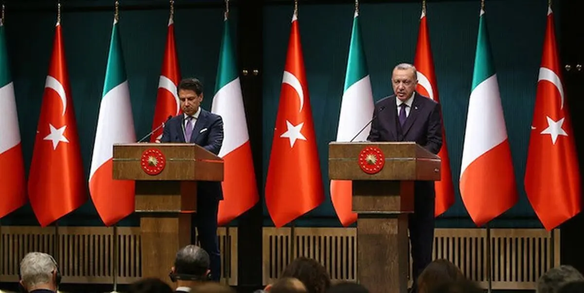 موضوع گفت‌وگوی اردوغان با نخست وزیر ایتالیا