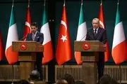 موضوع گفت‌وگوی اردوغان با نخست وزیر ایتالیا