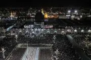 مداح سرشناس در کفشداری حرم امام رئوف(ع)
