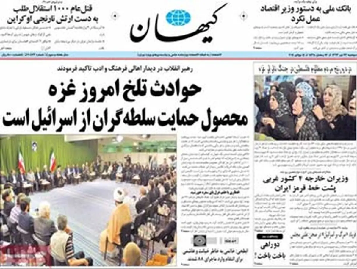 حوادث‌غزه محصول حمایت سلطه‌گران از اسرائیل