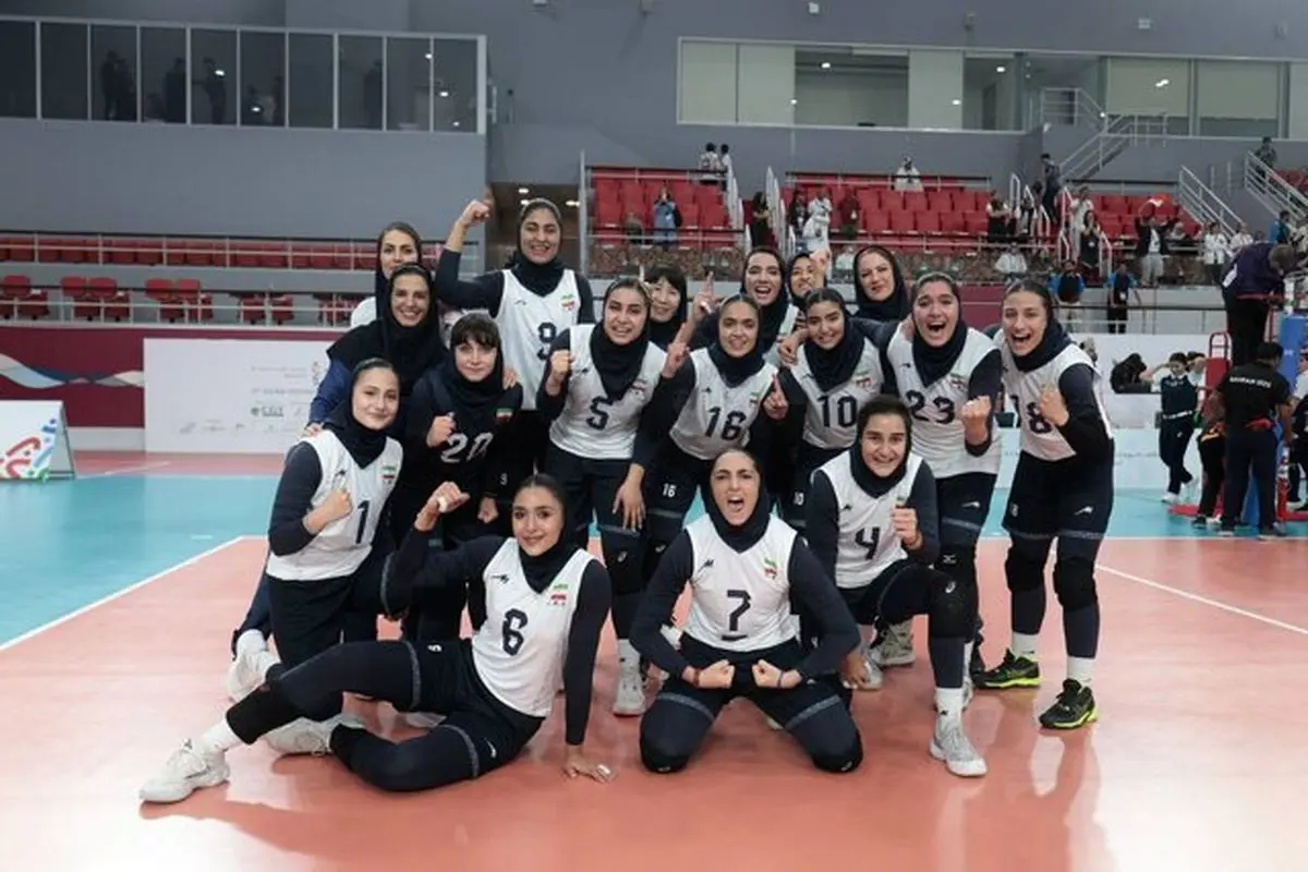 قهرمانی دختران والیبال ایران در بازیهای آسیایی