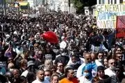 ادامه تظاهرات ضدنژادپرستی در فرانسه، آلمان و آمریکا+تصاویر