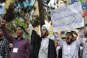 تجمع مردم علیه بدحجابی / گزارش تصویری