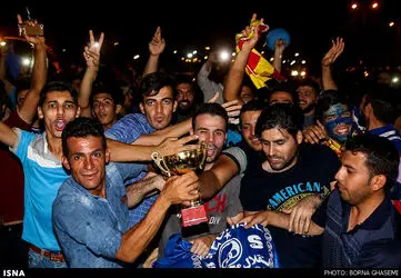 شادی اهوازی‌ها پس از قهرمانی