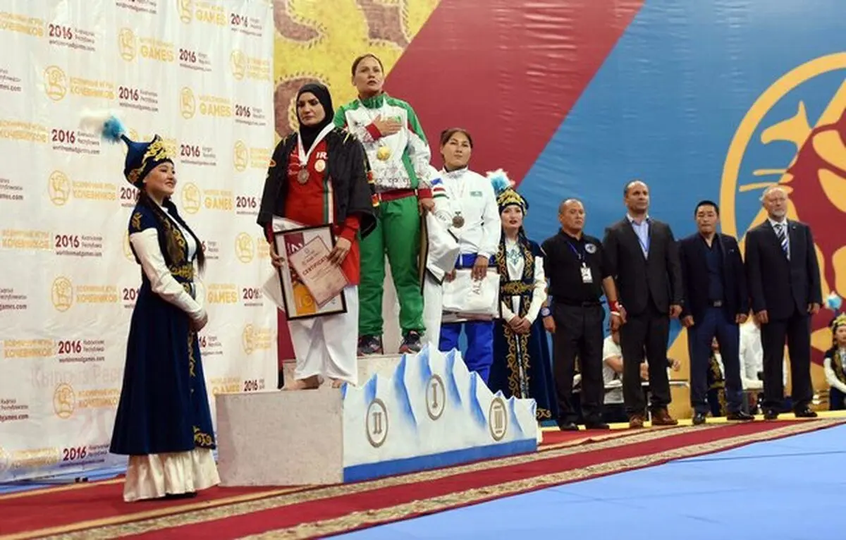بانوان ایران بر سکوی دوم جهان ایستادند
