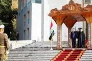 استقبال رسمی رئیسی از نخست وزیر عراق