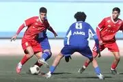 استقلال و پرسپولیس در دربی جوانان به بن‌بست رسیدند