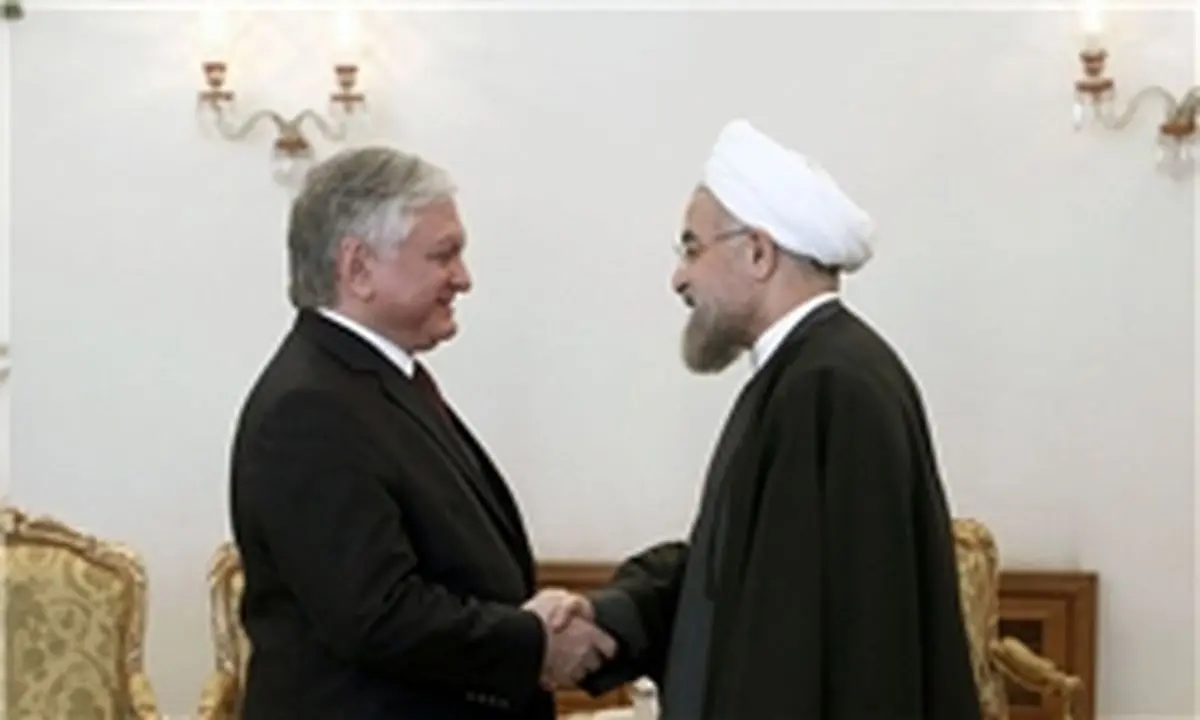 دیدار وزیر امور خارجه ارمنستان با روحانی