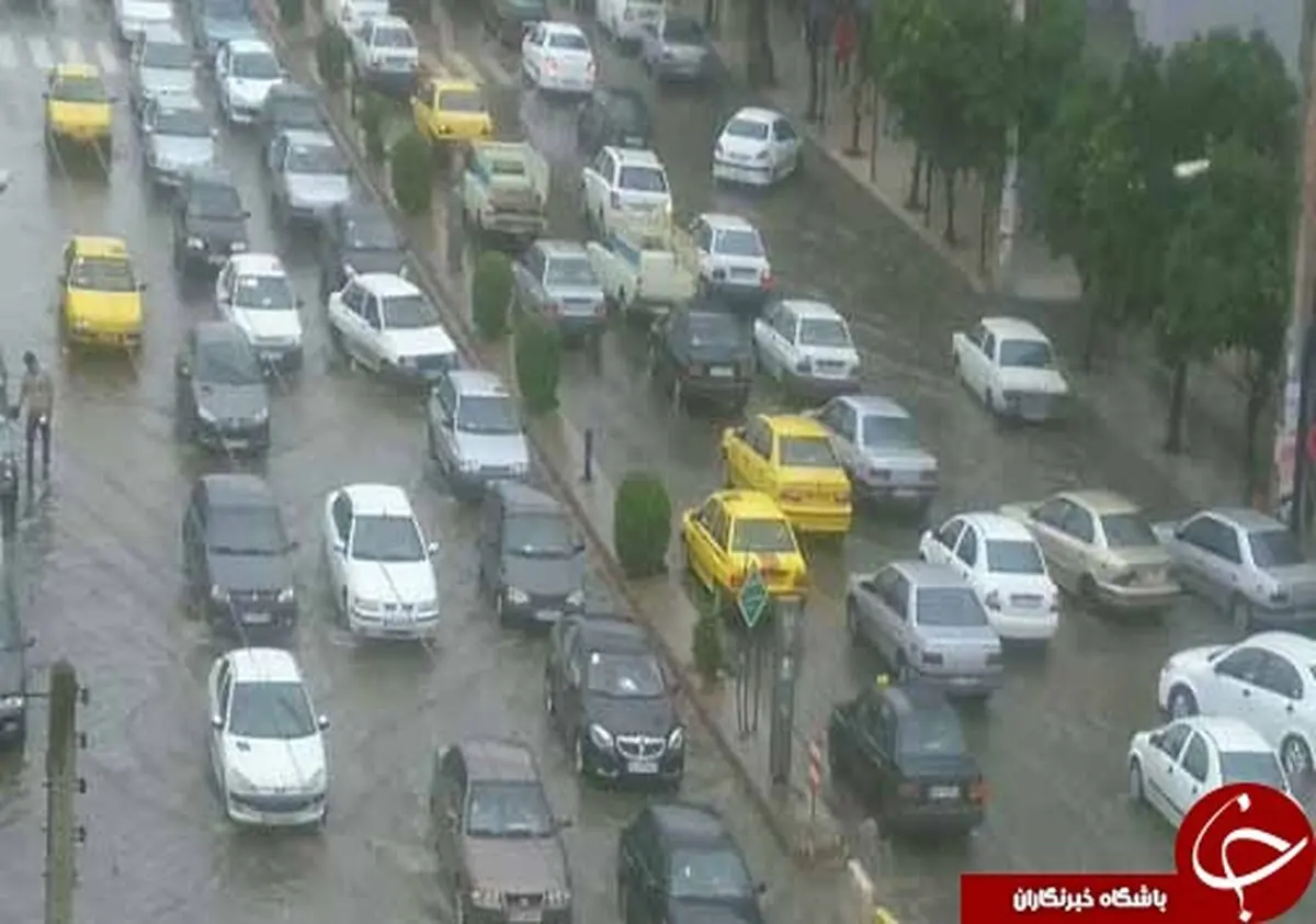 
آبگرفتگی معابر در بابل + تصاویر
