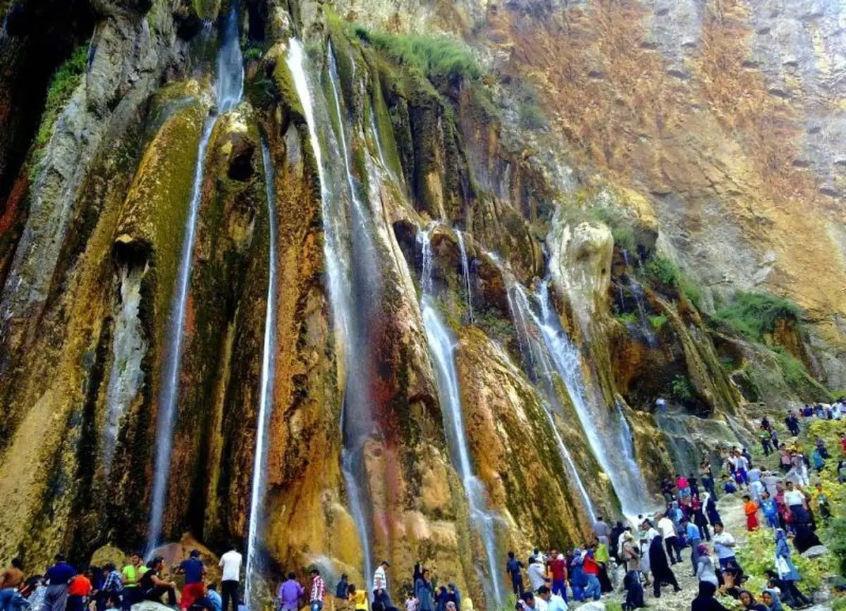 آبشار زیبا در بوشهر/ عکس
