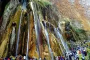 آبشاری شگفت انگیز در فارس/ عکس