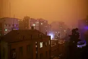 گرد و غبار در آسمان تهران / گزارش تصویری