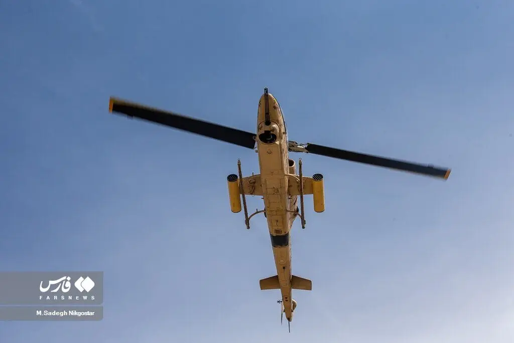 تمرین رژه بالگردی هوانیروز ارتش/گزارش تصویری