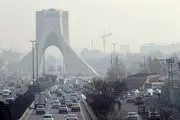 هوای تهران ناسالم  برای گروه‌های حساس 