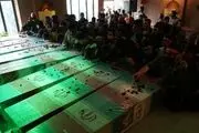 مراسم استقبال از شهدای خان طومان در فرودگاه مشهد/گزارش تصویری