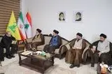 تصویری از حضور دوسال پیش فرزندان رهبر شهید انقلاب در دفتر حزب‌الله لبنان