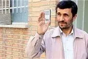 احمدی‌نژاد وارد منزل خود در محله نارمک شد