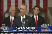 تشبیه نطق سالانه اوباما به آواز قو 