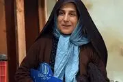 حرکت عجیب فاطمه معتمدآریا در نشست خبری فیلم «آباجان»/ عکس