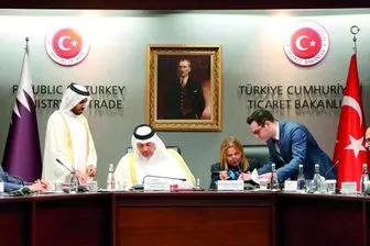ترکیه و قطر توافقی برای توسعه روابط اقتصادی امضا کردند 