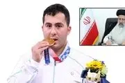 رئیس جمهور کسب مدال طلای المپیک را به سجاد گنج‌زاده تبریک گفت