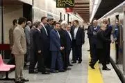  افتتاح خط شش مترو تهران با حضورروحانی/ گزارش تصویری