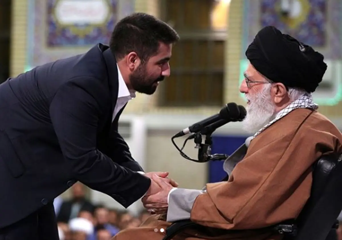 رجز خوانی مداح معروف علیه نتانیاهو در محضر رهبری/ فیلم