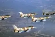 پرواز جنگنده‌های اسرائیل بر فراز غزه