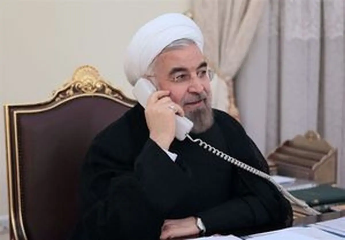  گفتگوی تلفنی روحانی و امیر قطر درباره فلسطین 