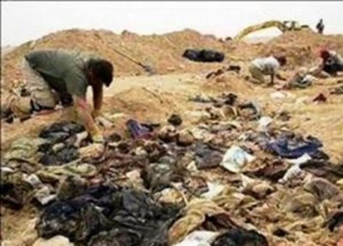 کشف گور دسته جمعی در حلب سوریه