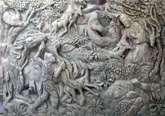 رونمایی از تابلوی سنگی ضامن آهو