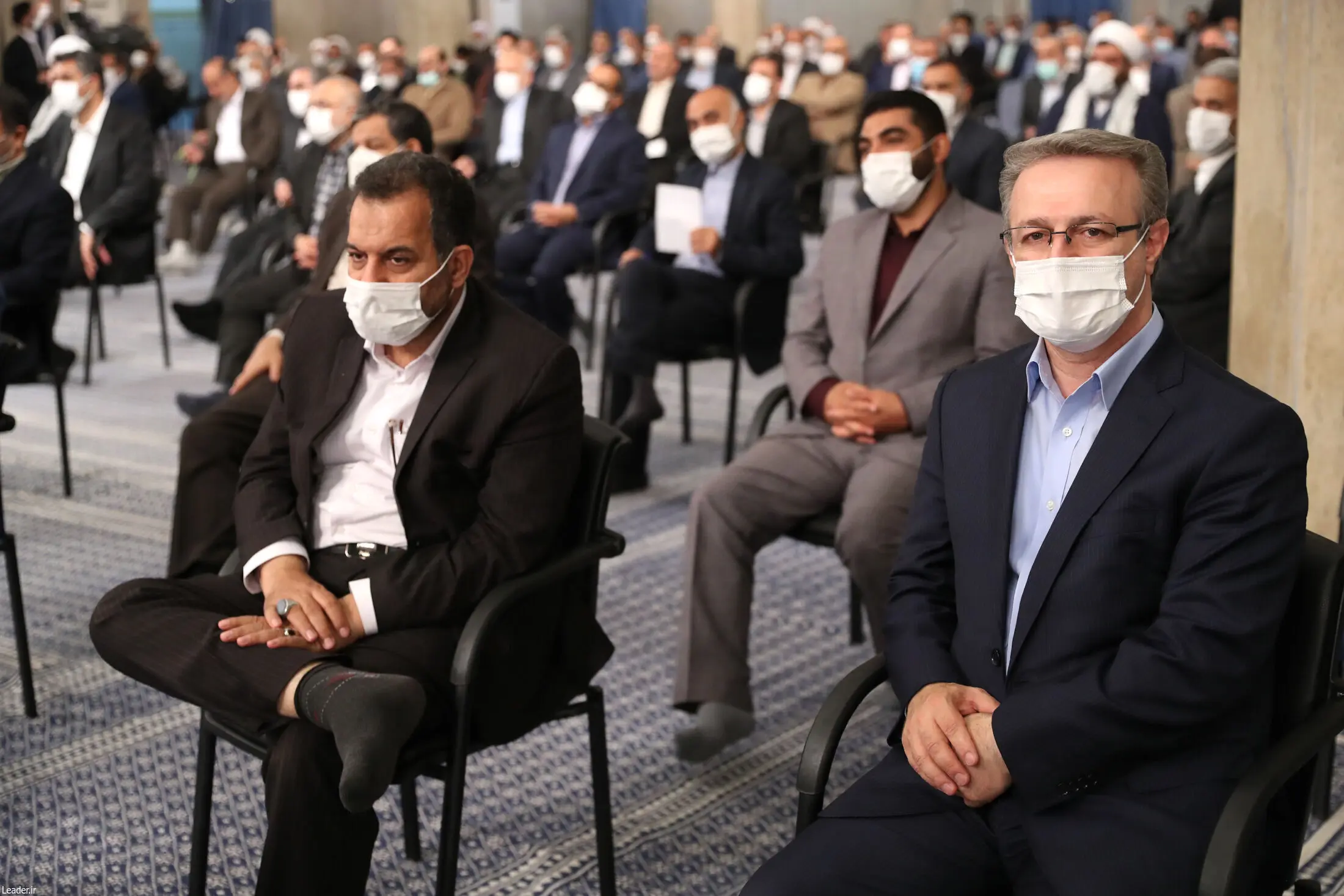 دیدار رئیس و نمایندگان مجلس شورای اسلامی با رهبر معظم انقلاب/گزارش تصویری