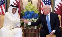 دیدار امیر قطر با ترامپ منتفی شد