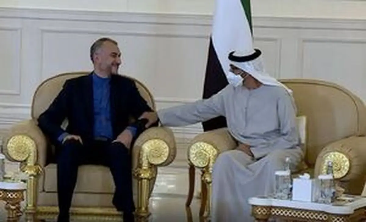 
رایزنی‌ وزیر امور خارجه با رئیس جدید امارات
