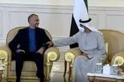
رایزنی‌ وزیر امور خارجه با رئیس جدید امارات
