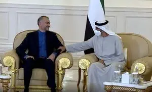 
رایزنی‌ وزیر امور خارجه با رئیس جدید امارات
