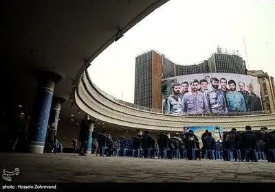 رونمایی از دیوارنگار سپاه محمد رسول الله (ص)/گزارش تصویری