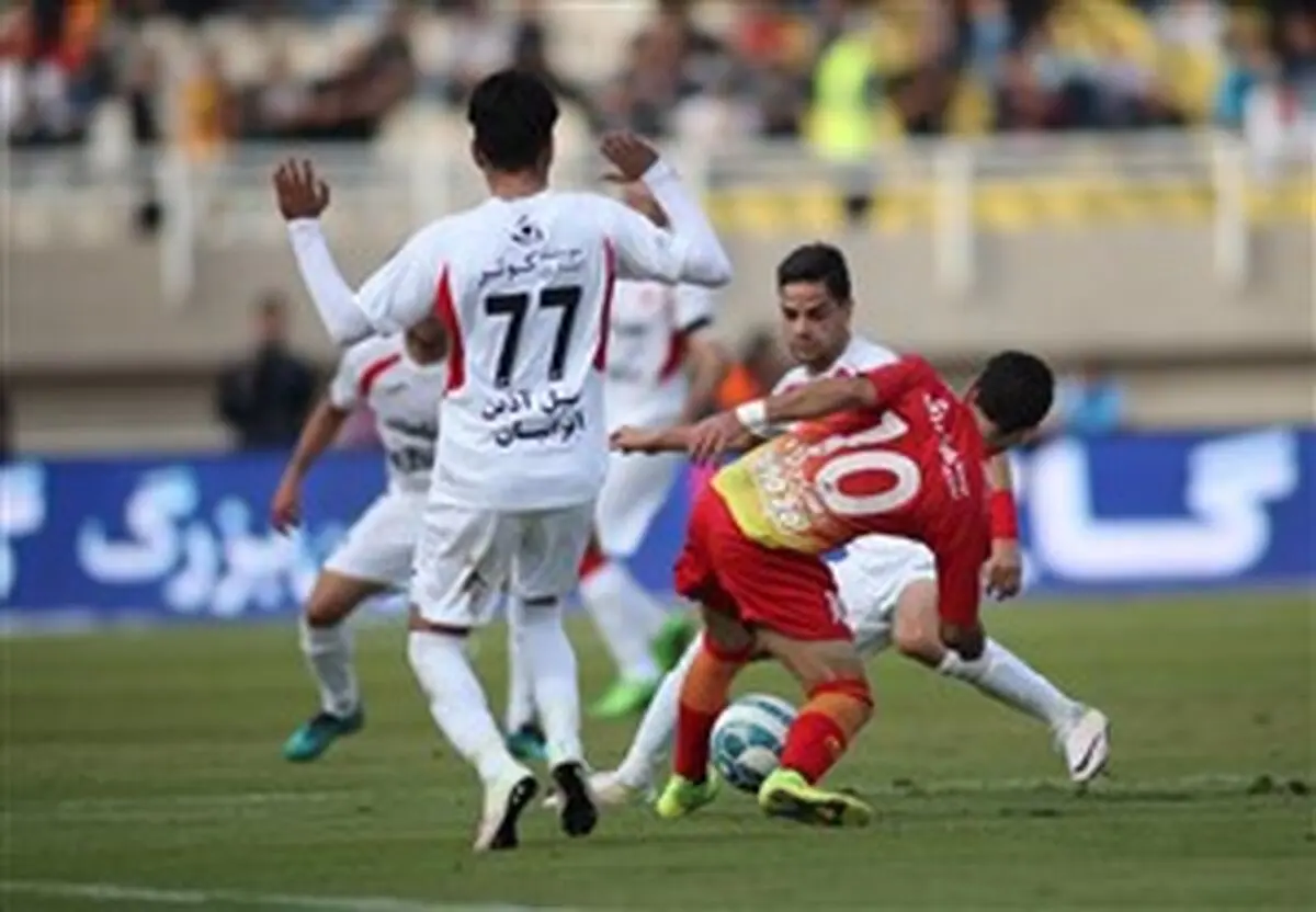 پرسپولیس 1 فولاد 1/ سرخپوشان اهوازی ترمز پرسپولیس را کشیدند!