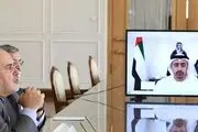 نشست ویدئویی ظریف با وزیر امور خارجه امارات