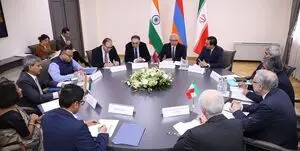 
نشست سه جانبه ایران، هند و ارمنستان در ایروان
