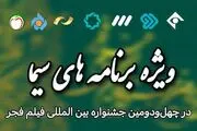 برنامه‌های تلویزیون برای جشنواره فیلم فجر