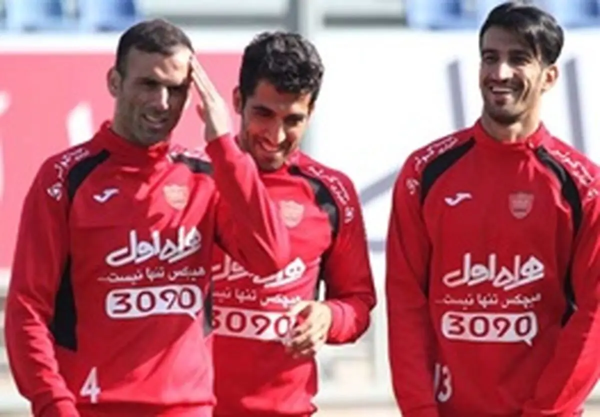 ابراز همدردی کاپیتان‌های پرسپولیس با مردم اهواز/ عکس