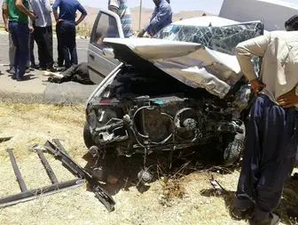 حادثه در جاده خرامه شیراز یک کشته بر‌جای گذاشت + عکس