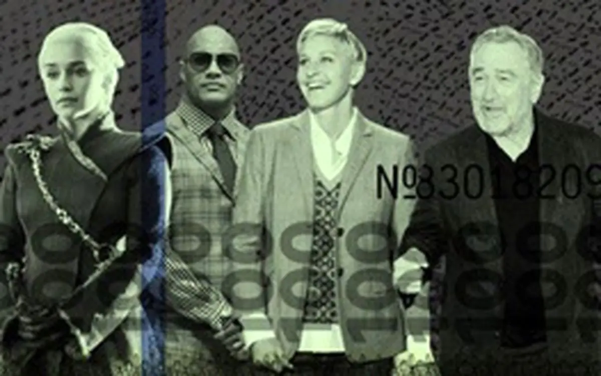 جدول درآمدهای نجومی ستاره‌های مشهور جهان