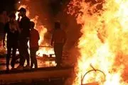 منزل استاندار «ذی‌قار»در جریان اعتراضات عراق به آتش کشیده شد